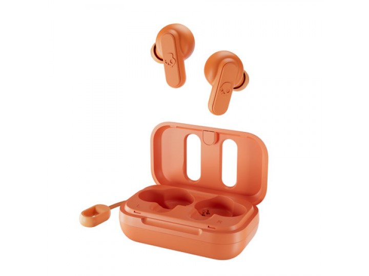 SKULLCANDY-слушалки-TW DIME GOLDEN ORANGE